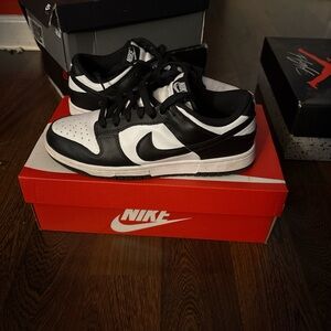 Nike Kids Black and White Sneakers